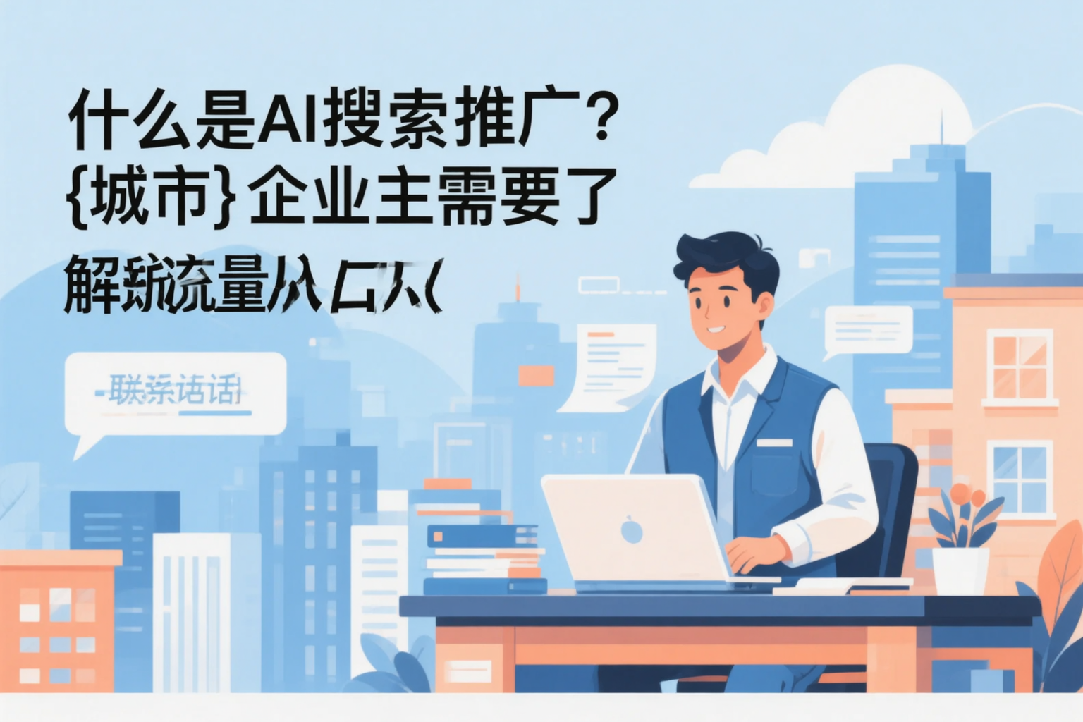 什么是AI搜索推广？陵水企业主需要了解的新流量入口