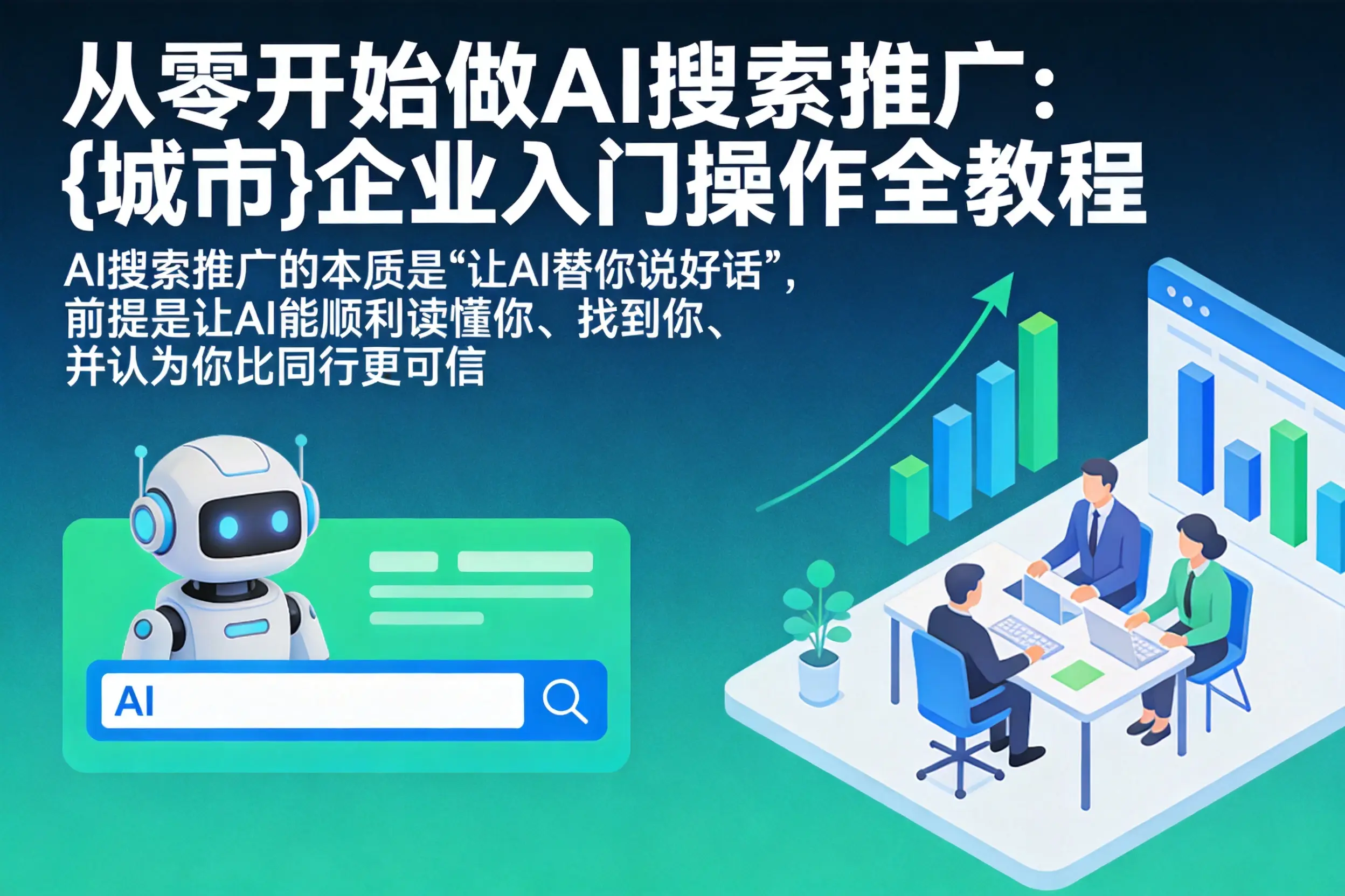 从零开始做AI搜索推广：陵水企业入门操作全教程