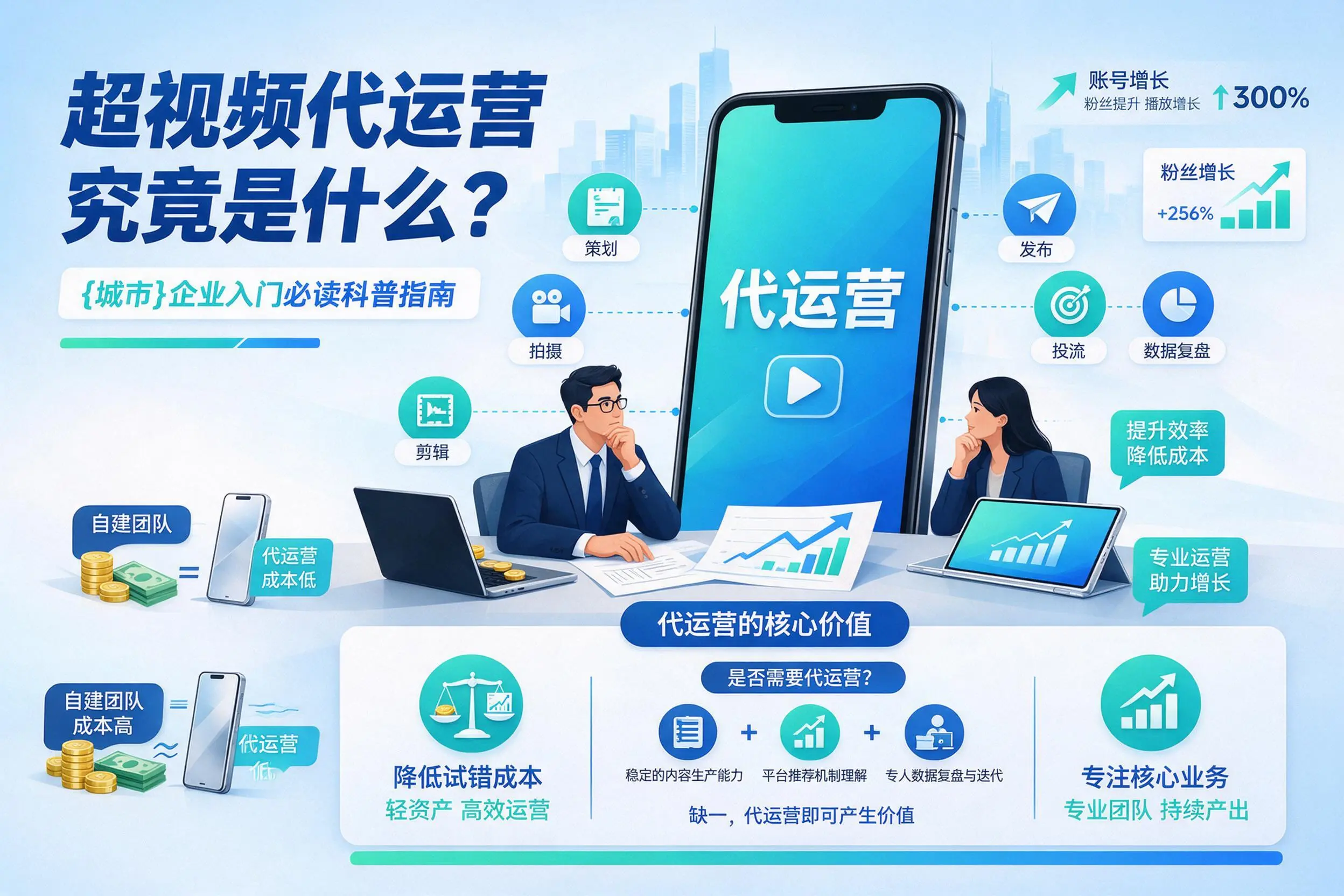 短视频代运营究竟是什么？陵水企业入门必读科普指南