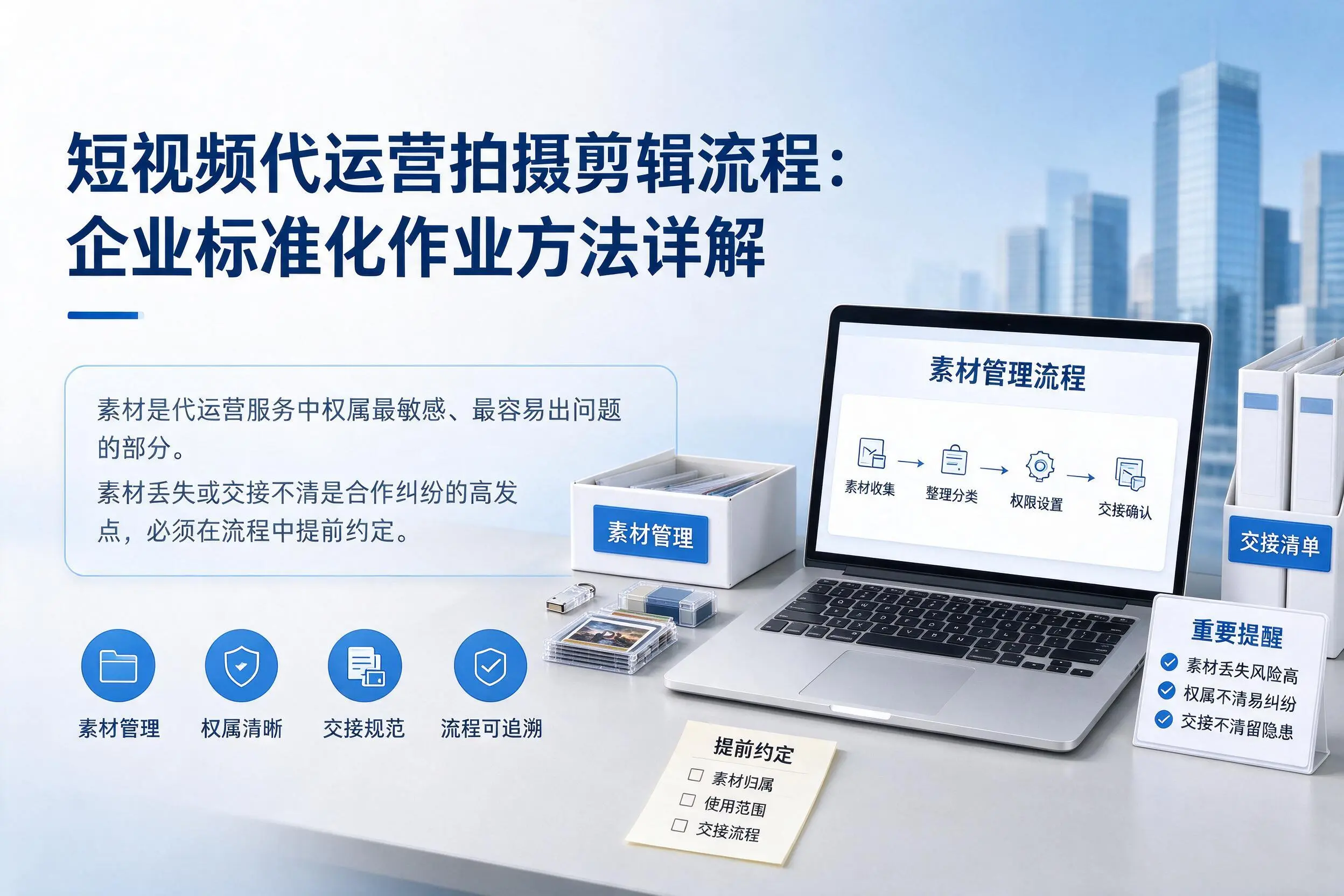 短视频代运营拍摄剪辑流程：陵水企业标准化作业方法详解