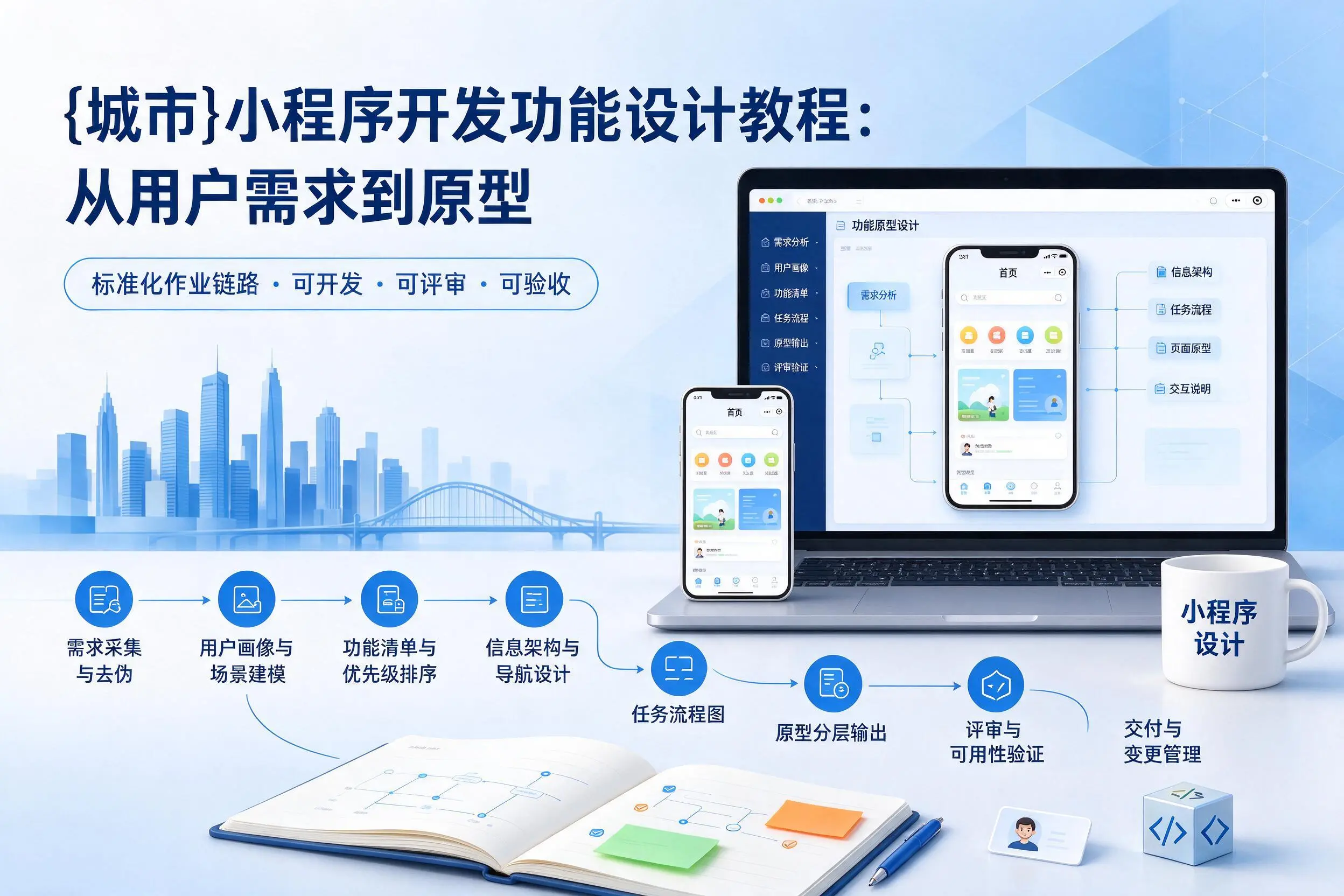 陵水小程序开发功能设计教程：从用户需求到原型