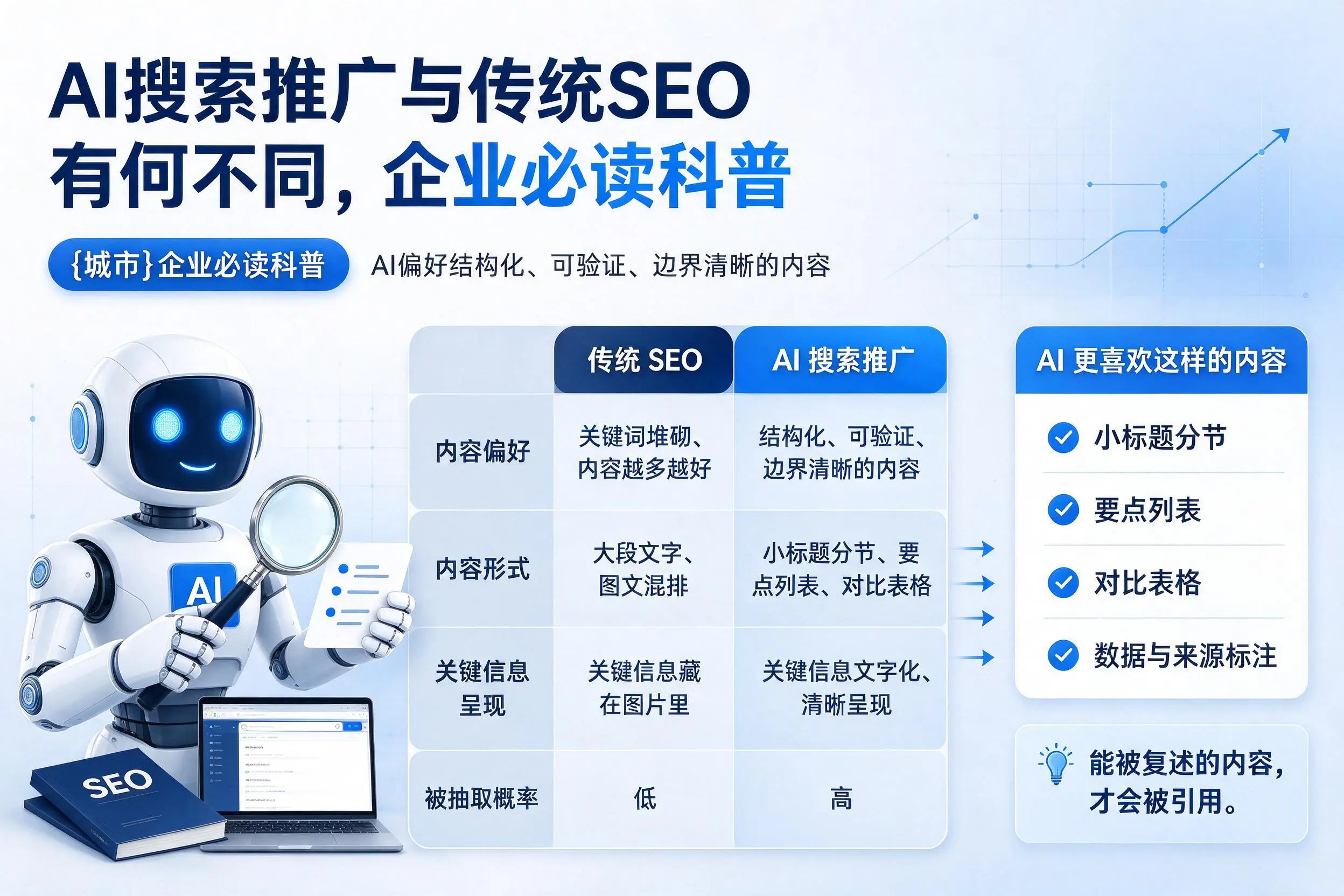 AI搜索推广与传统SEO有何不同，陵水企业必读科普